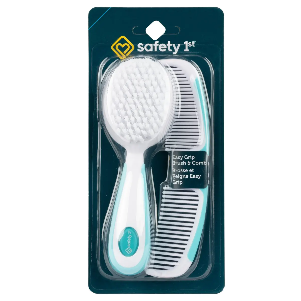 Easy Grip Brush And Comb Blue/Pink 1