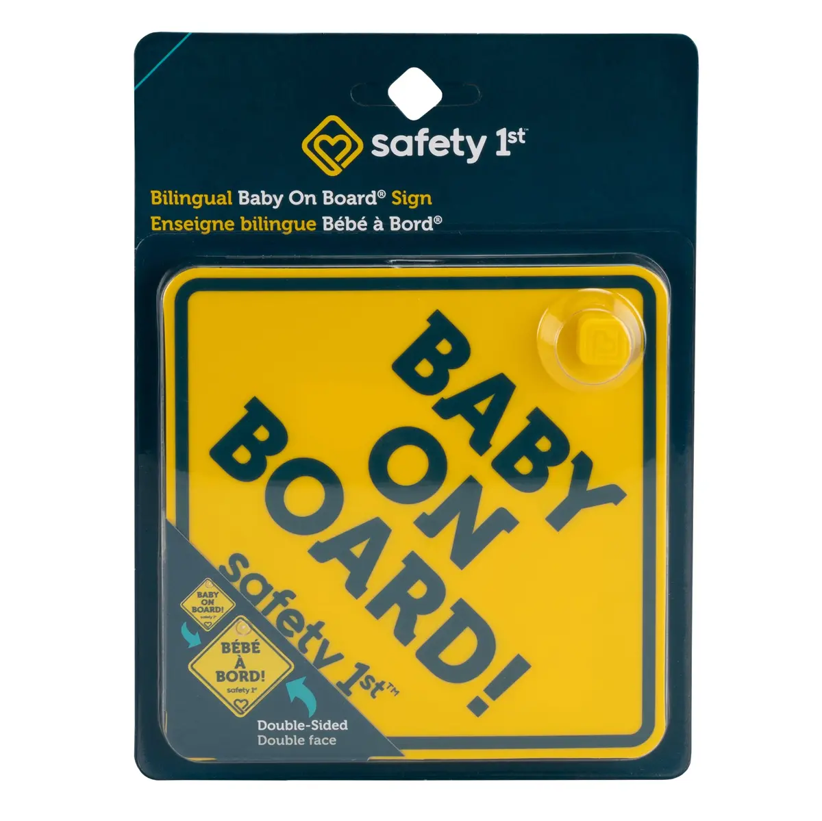 Bilingual Baby On Board Sign 1