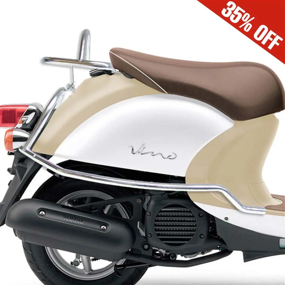 Prima Rear Rack (Chrome); Yamaha Vino 50 4T 1