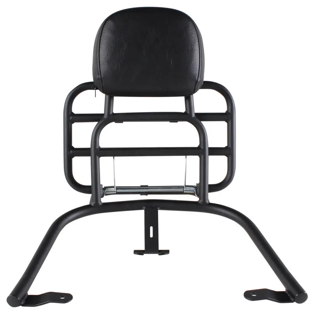 Prima Rear Rack (Backrest, Black); Vespa Primavera, Sprint 1