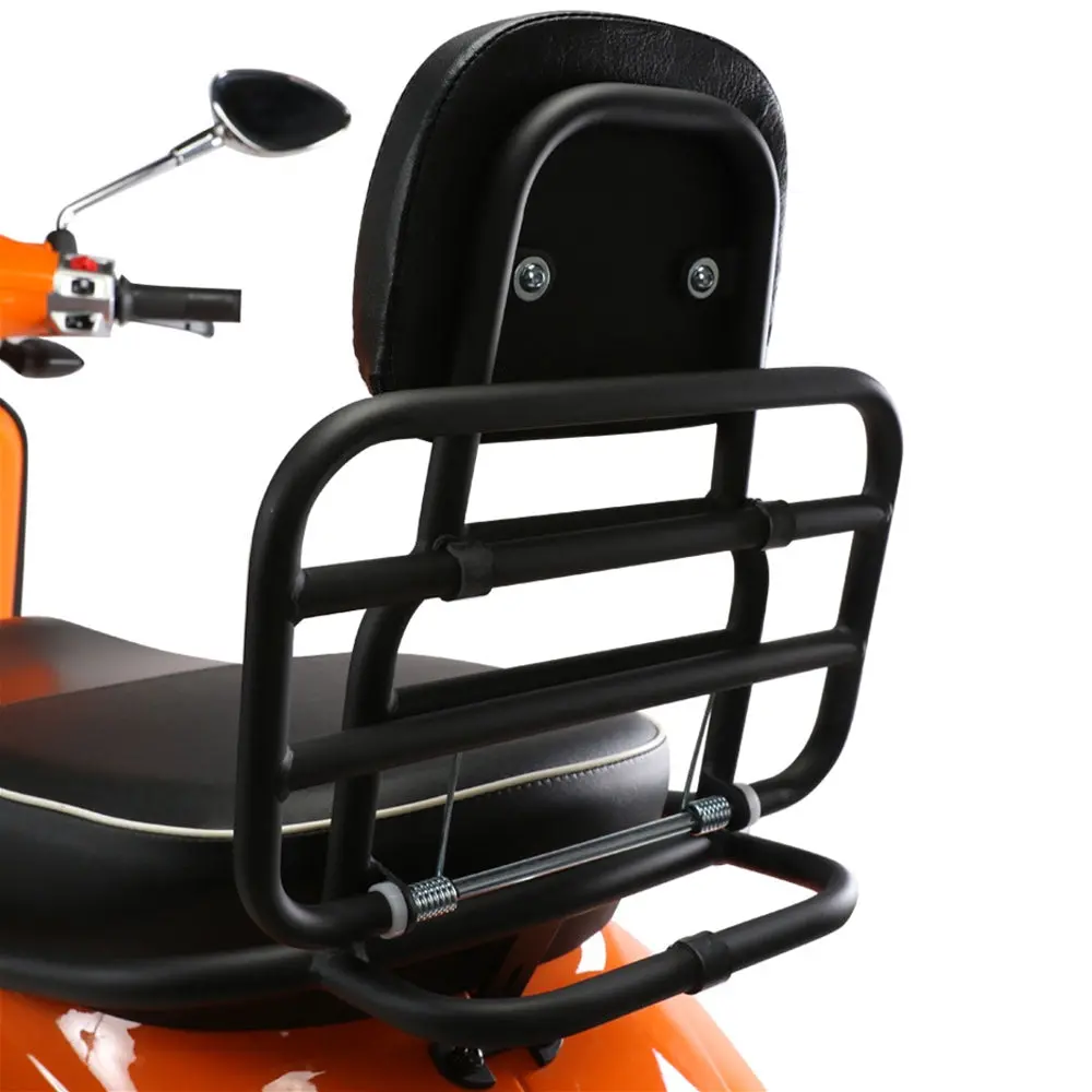 Prima Rear Rack (Backrest, Black); Vespa Primavera, Sprint 2