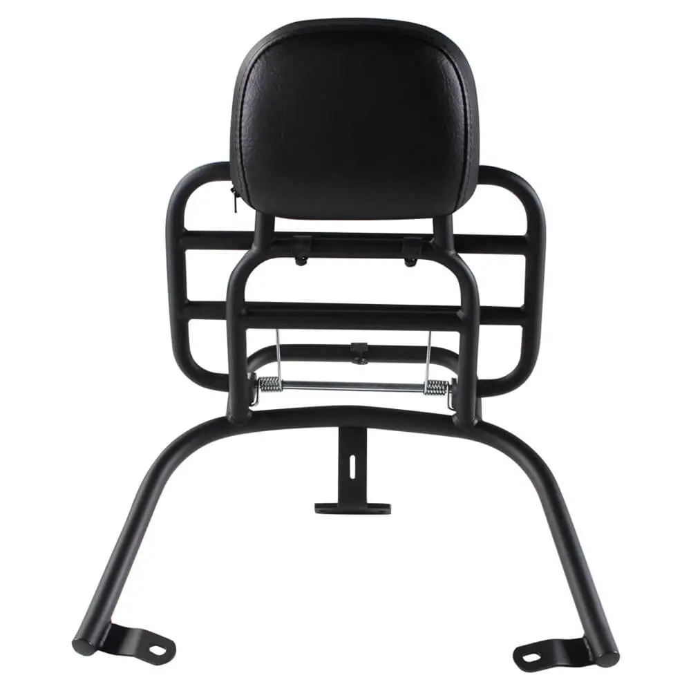 Prima Rear Rack (Backrest,Black); Vespa Lx50 And 150 1
