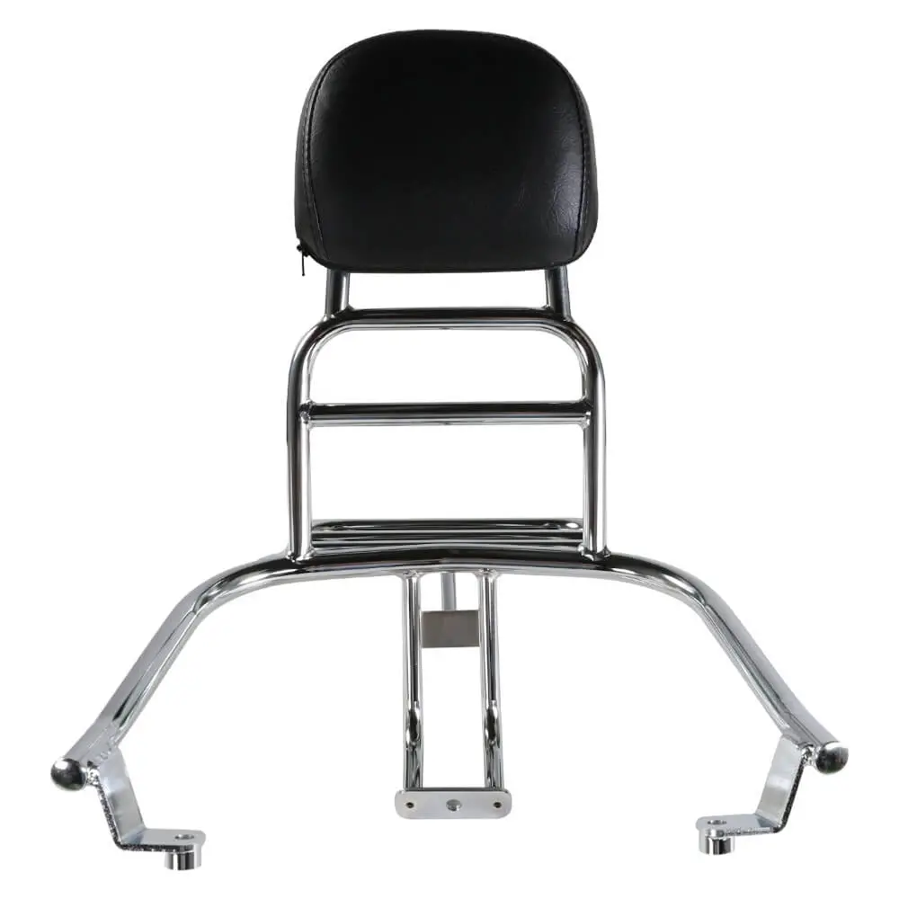 Prima Rear Rack With Backrest (Chrome); Lance Cali, Havana 1