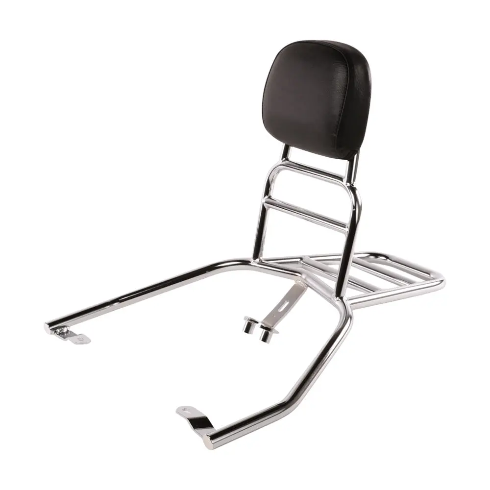 Prima Rear Rack W/Backrest (Chrome);Kymco Like 1