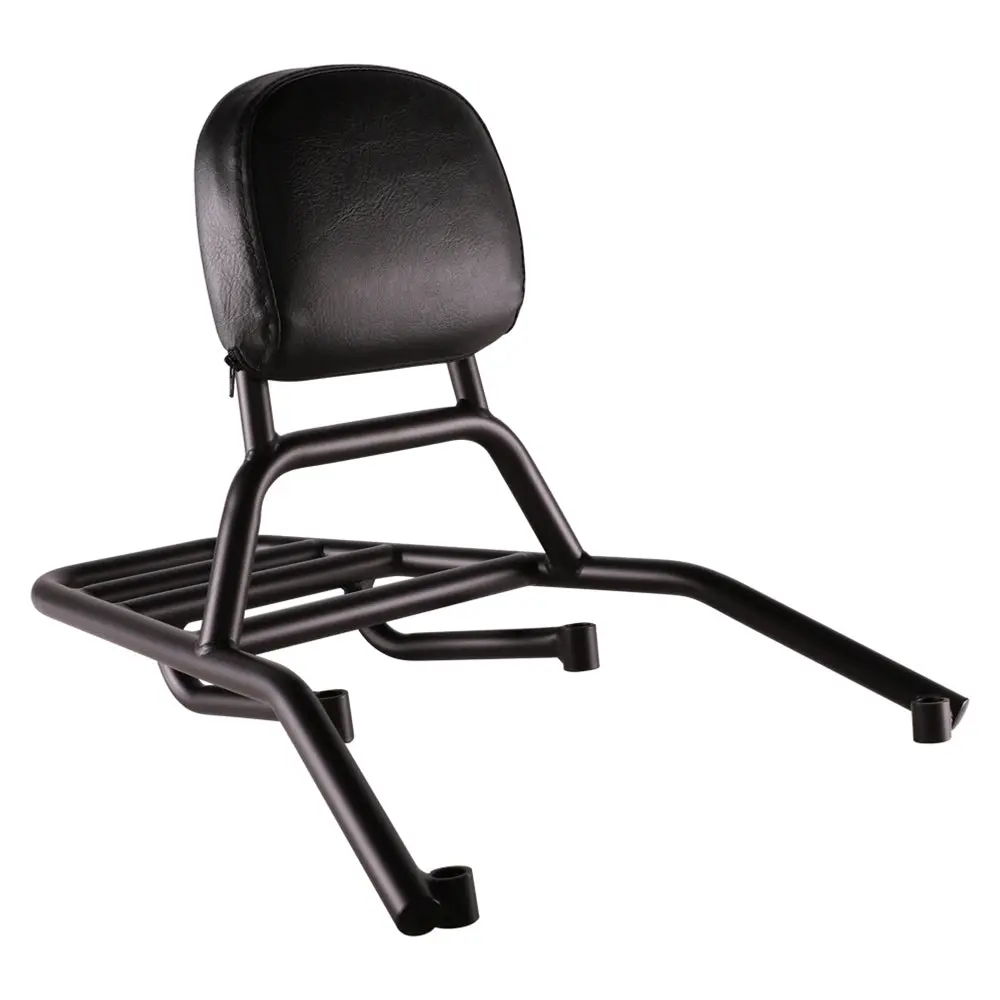 Prima Rear Rack (Backrest, Black); Genuine Hooligan 1
