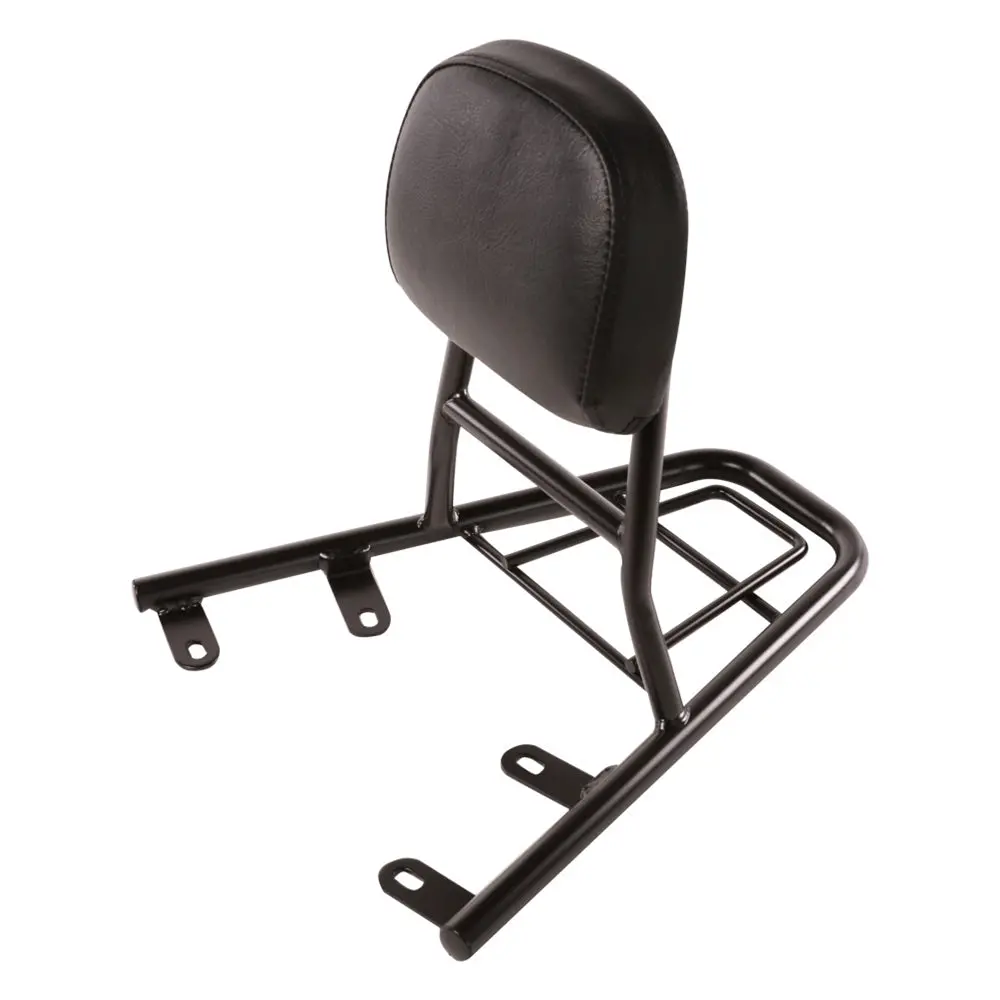 Prima Rear Rack (Backrest, Black); Genuine Brio 1