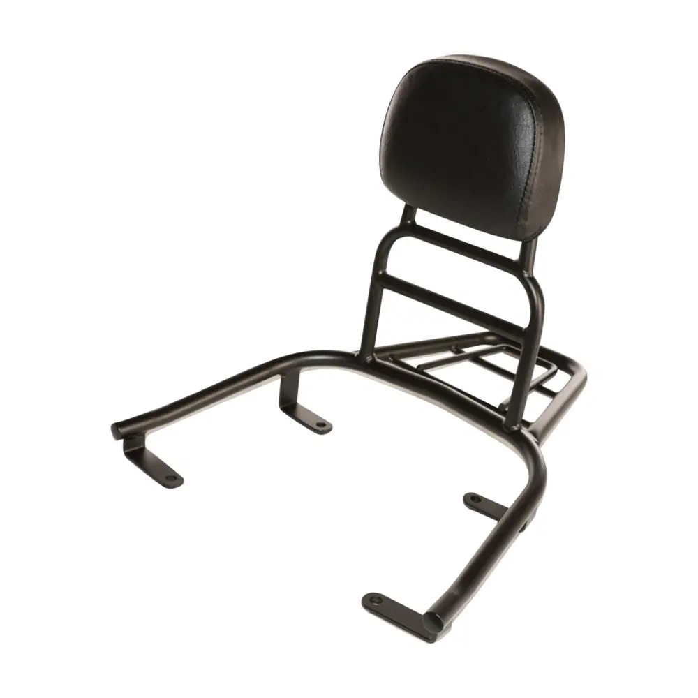 Prima Rear Rack (Black, Backrest); Niu Nqi 1