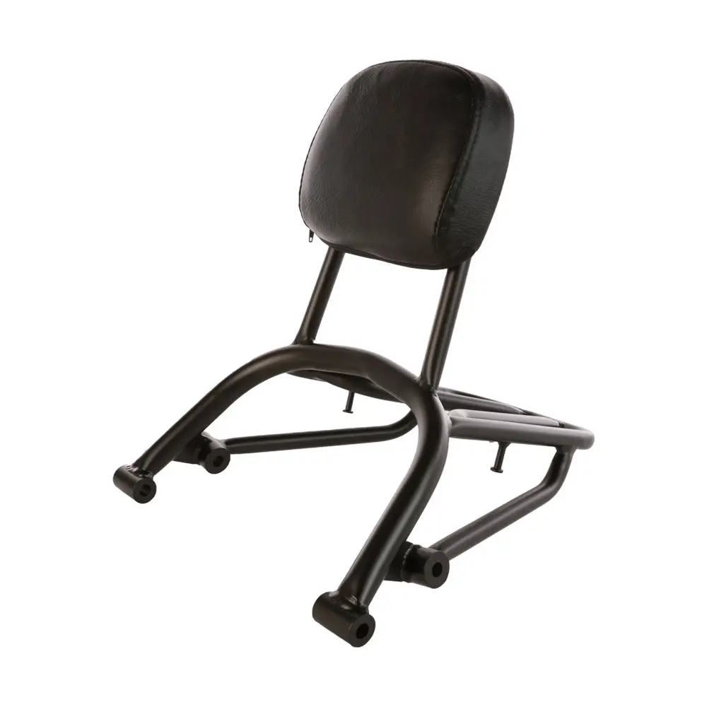 Prima Rear Rack (Black, Backrest); Zuma 125 - Pre 2016 1
