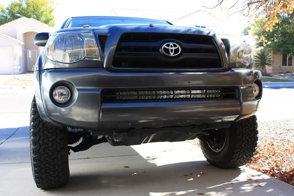 Cali Raised Led - 32" Lower Bumper Hidden Led Light Bar Brackets Kit - Toyota Tacoma (2005-2015) 1