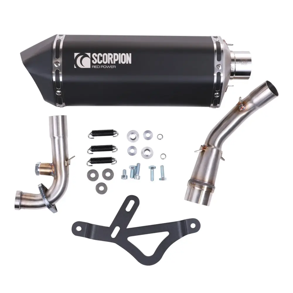 Scorpion Exhaust (Black); Vespa Gts, Gt300 1