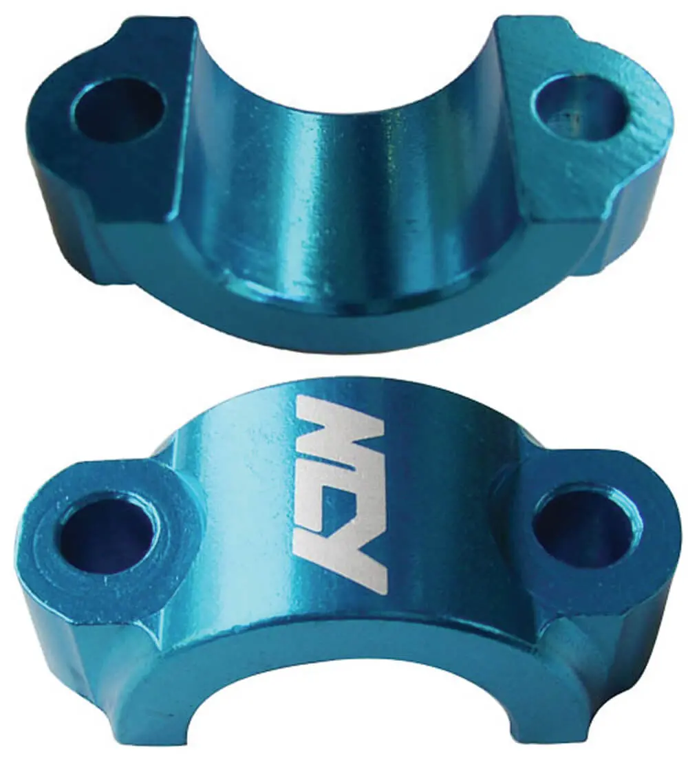 Ncy Lever Brackets (Alloy, Blue); Universal 1