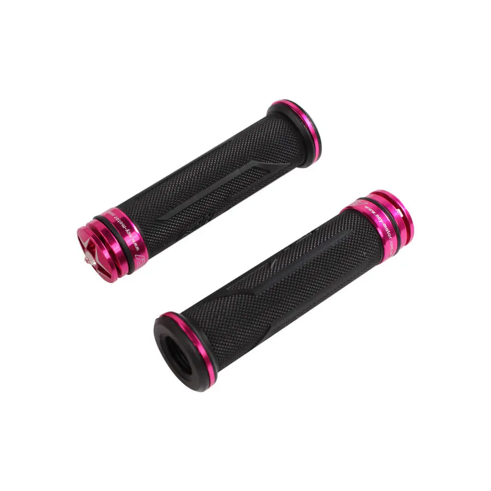 Ncy Aluminum Rhinestone Grip Set (Pink, 7/8"): Universal 1