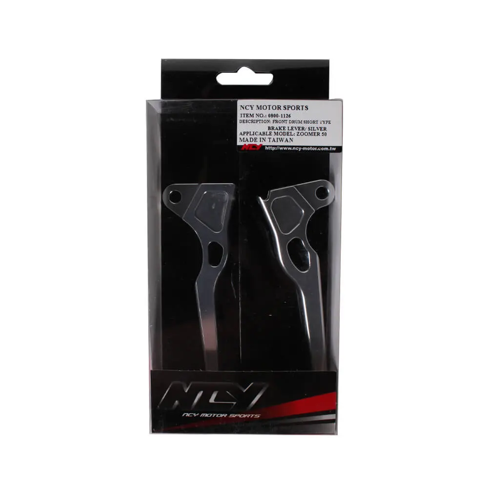 Ncy Lever Set (Drum Type, Silver); Honda Ruckus 2