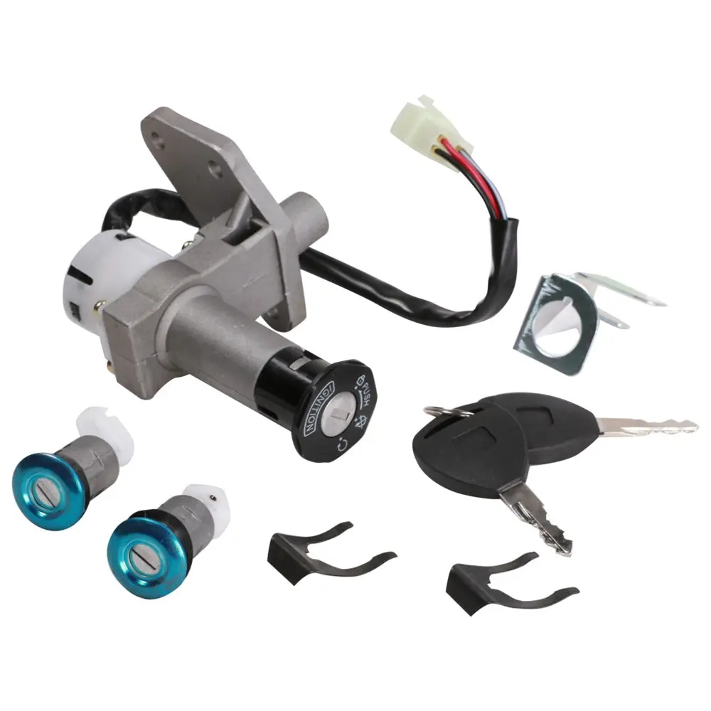 Blue Line Key And Ignition Set (Type 2); Gy6, Qmb 1