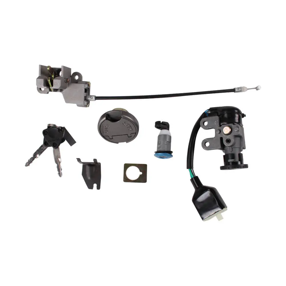 Lock And Ignition Set With Keys; Csc Go., Qmb139 Scooters 1
