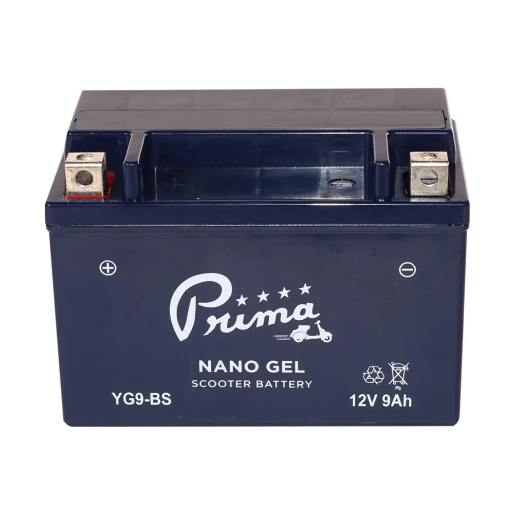 Prima Gel Battery (12V Yg9-Bs); Genuine Hooligan, Sym Hd200 1