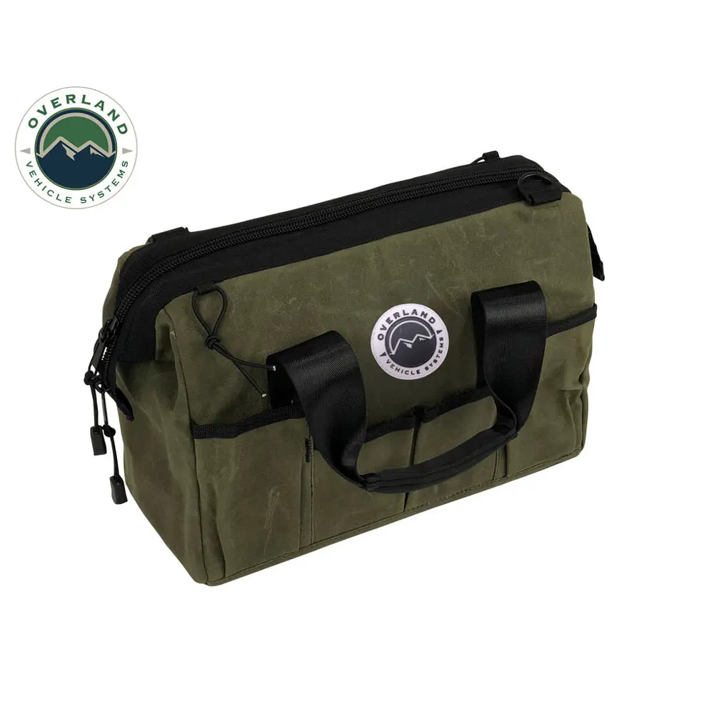 Overland Vehicle Systems - All Purpose Tool Bag #16 Waxed Canvas 1