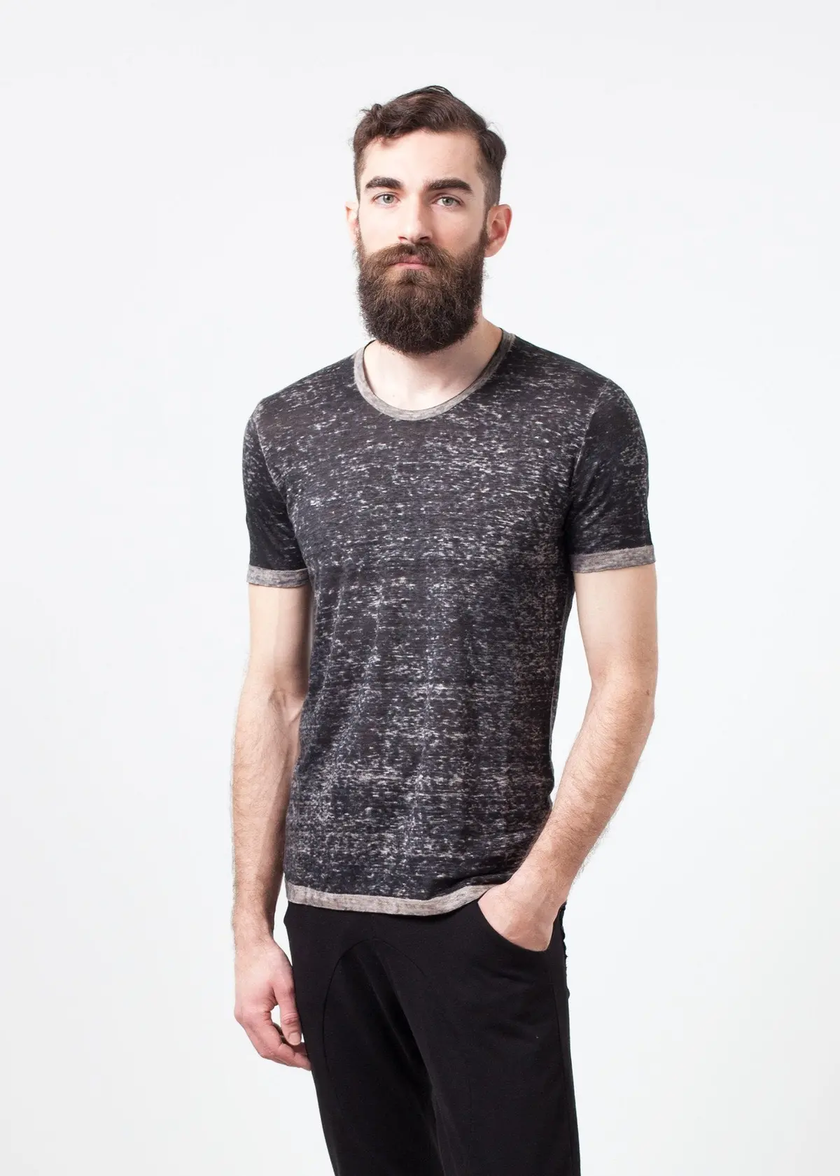 Linen T-Shirt In Rope 1