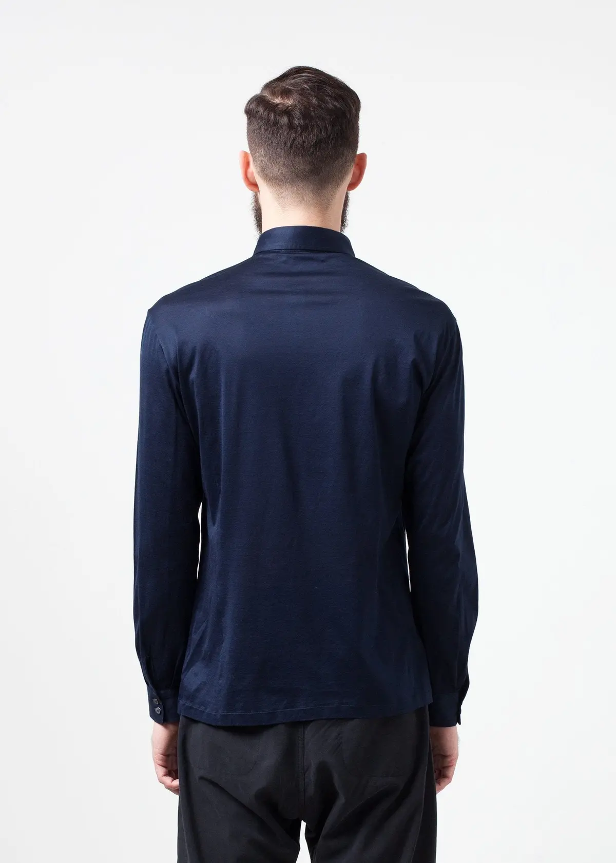 Scotland Button-Up In Navy 4