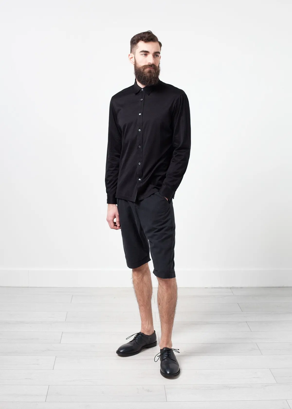 Scotland Button-Up In Black 1