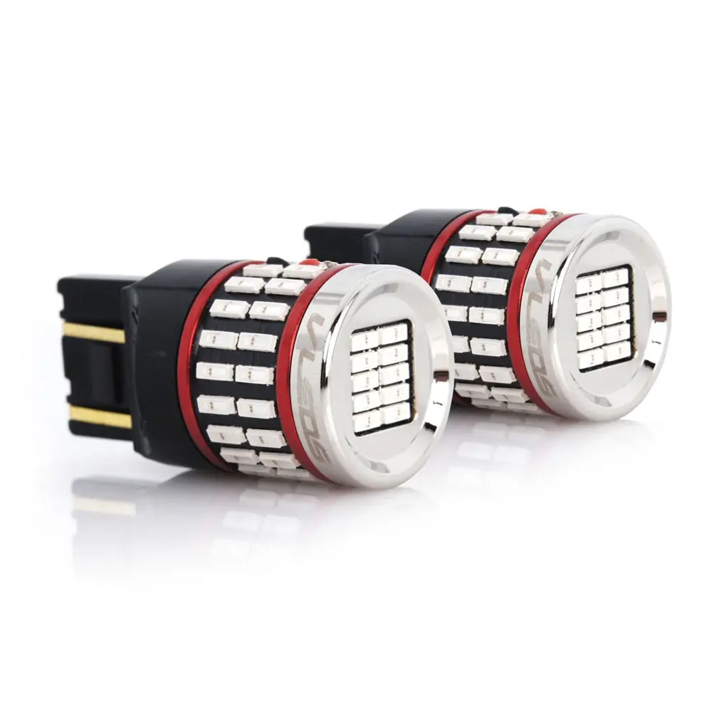 Vleds - 50 Series Red Led Brake/Turn Signal Bulbs 7443 7443Ck 7440 1