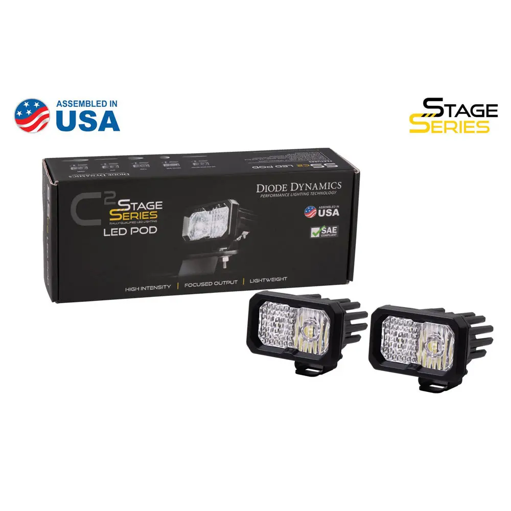 Diode Dynamics - Ssc2 Sae/Dot White Sport Standard Led Pod (Pair) 1