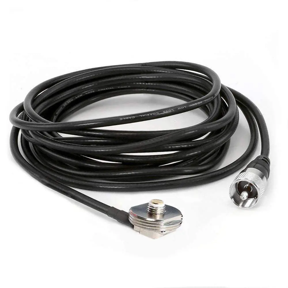 Rugged Radios - 15 Ft. Antenna Coax Cable With 3/8" Nmo Mount 1