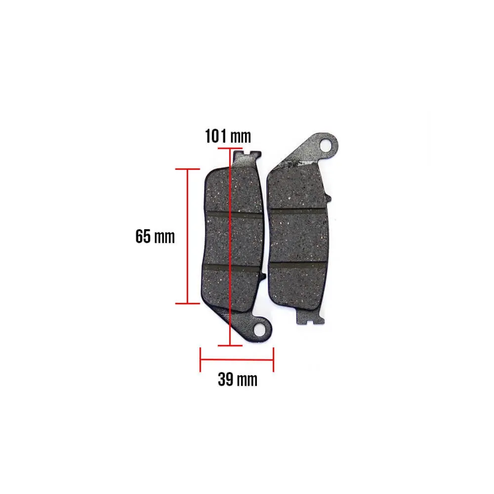 Brake Pads (101 X 39 X 9.8); Kymco, Honda 1