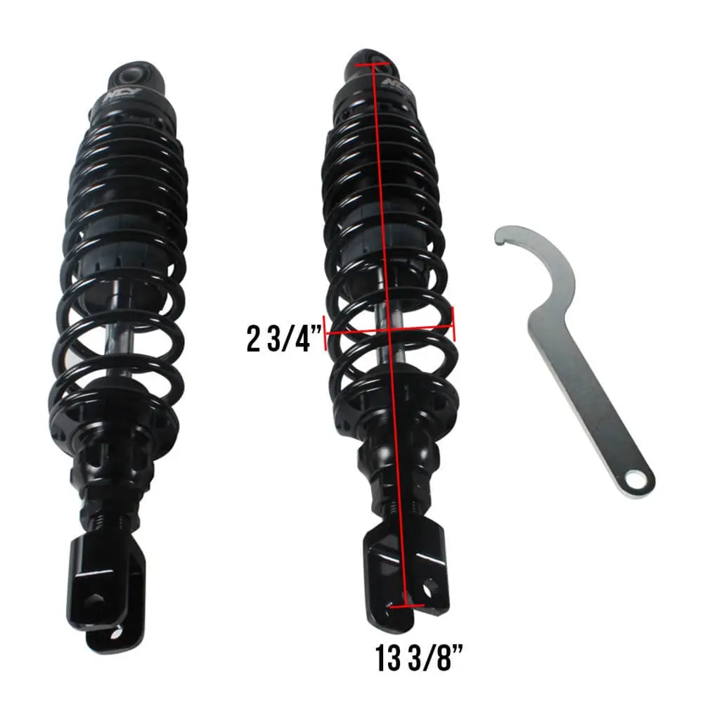 Ncy Adjustable Shocks (Rear, Nitrogen, Pair); Gy6 2