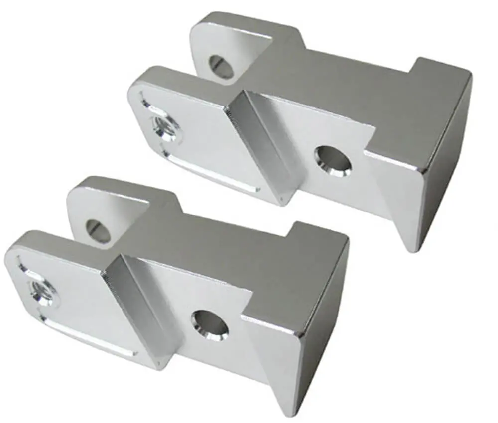 Ncy Shock Mount Relocating Bracket (Silver); Gy6 1
