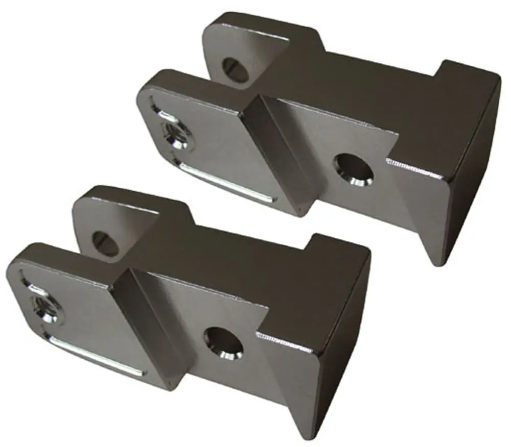Ncy Shock Mount Relocating Bracket (Grey); Gy6 1