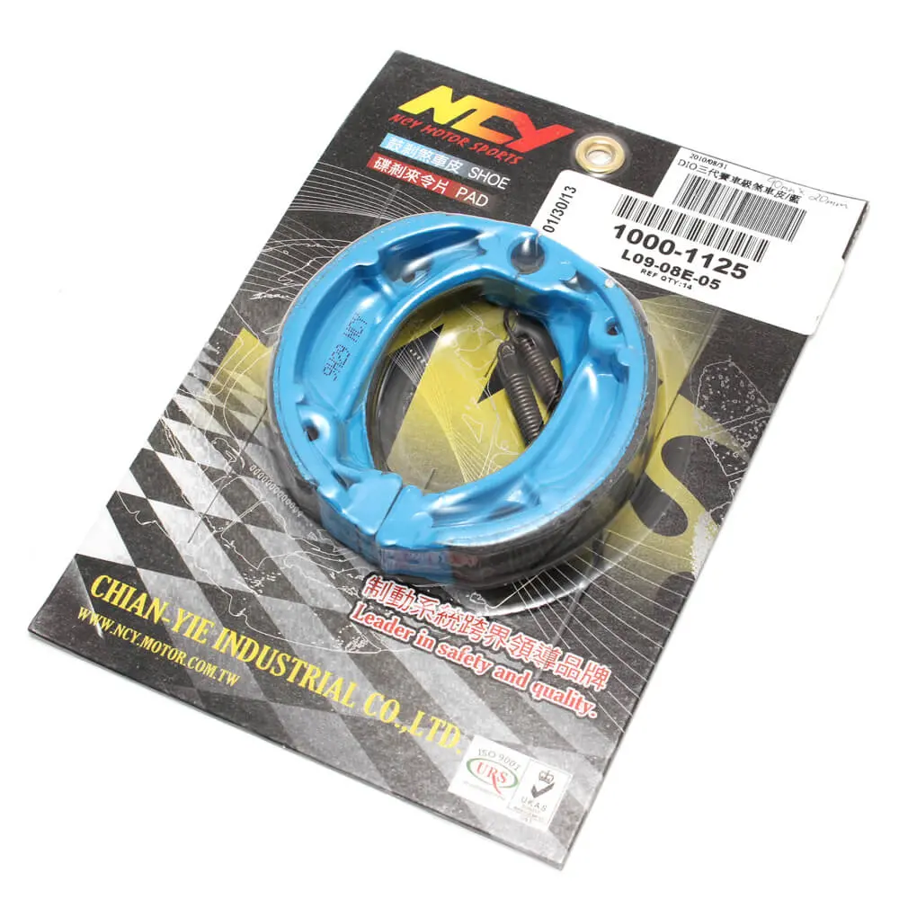 Ncy Blue Brake Shoes (Drum) Honda Ruckus, Metropolitan 1