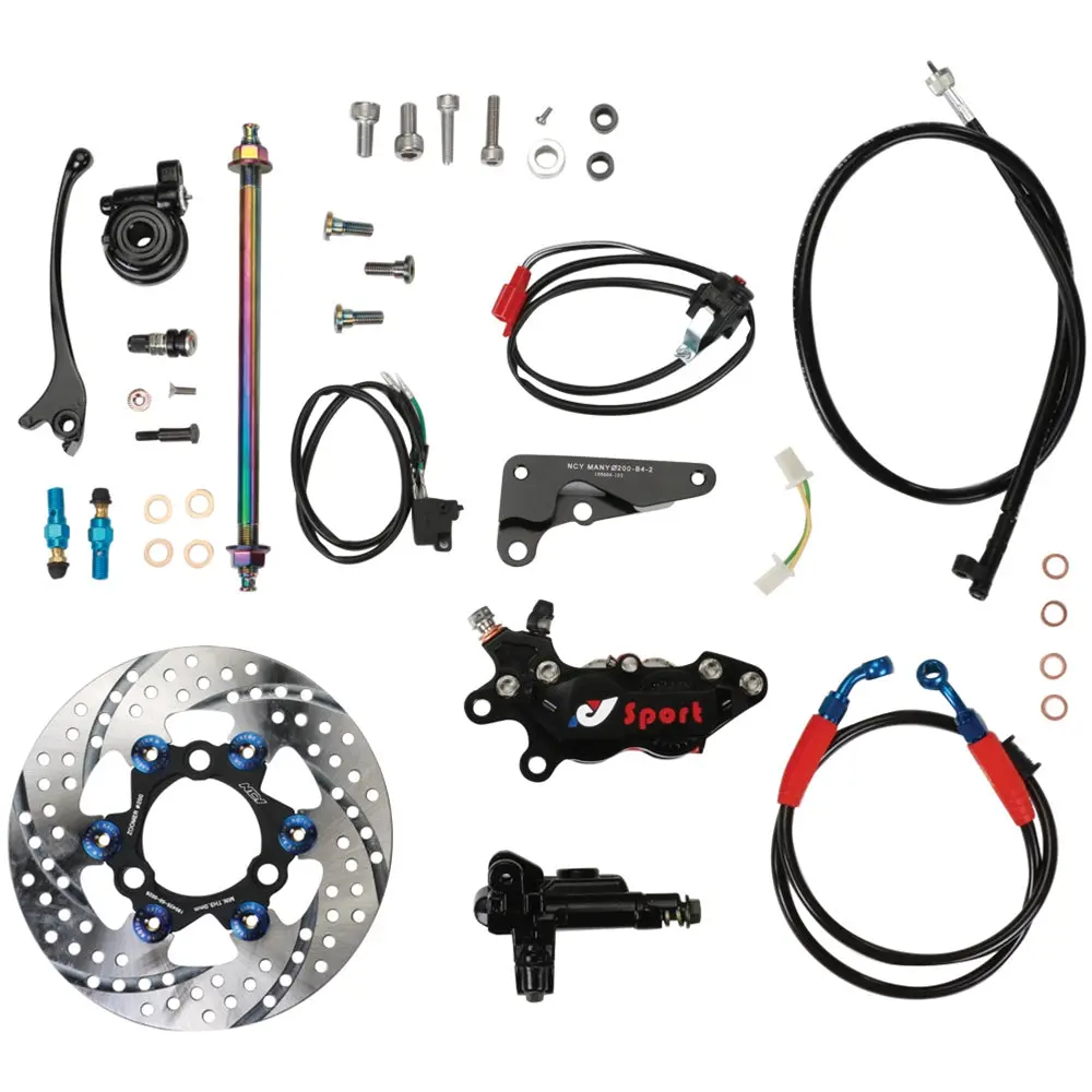 Ncy Slammed  Disc Conversion Kit (4 Piston Caliper); Ruckus 1