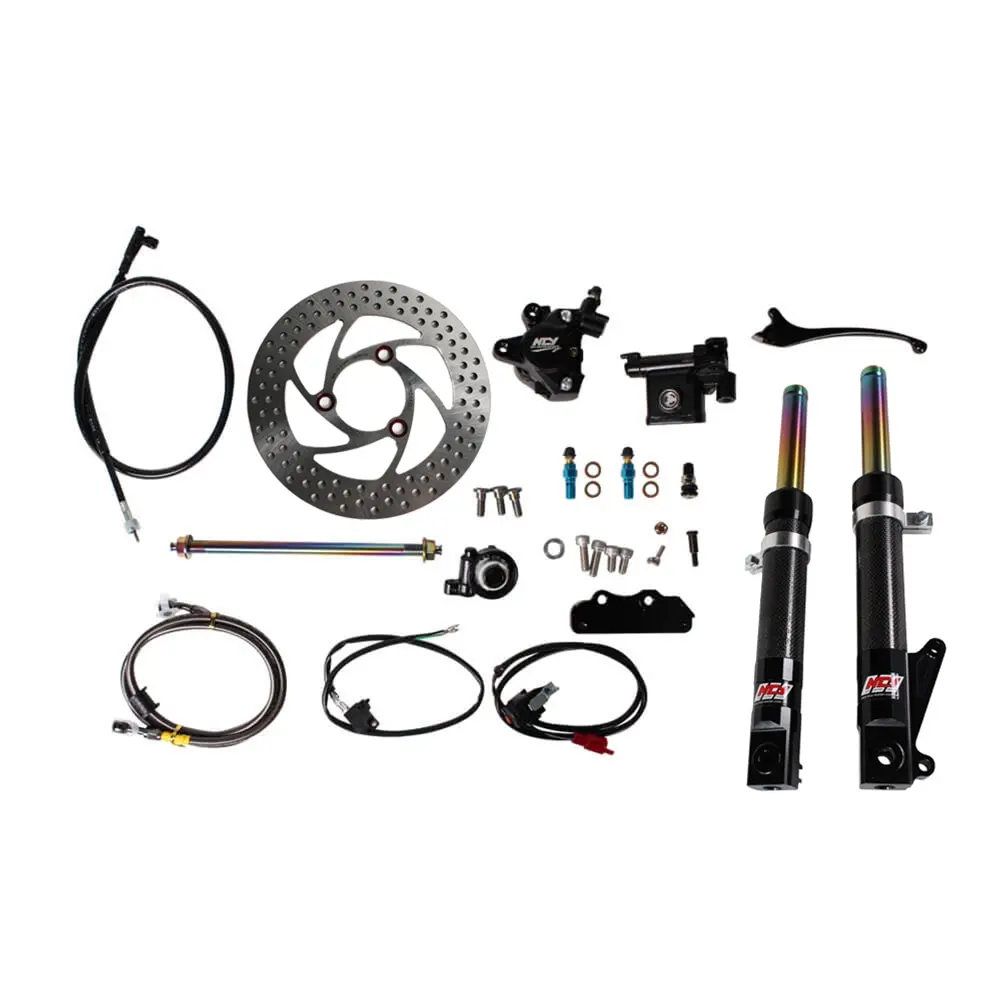 Ncy Front End Kit (Carbon Fiber, No Rim); Honda Ruckus 1