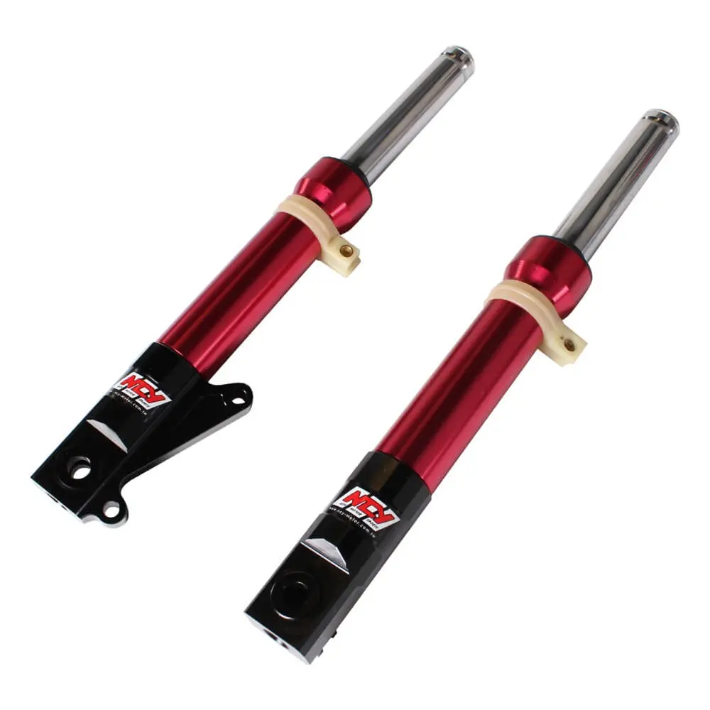 Ncy Front Forks (Disktype, Red); Honda Ruckus,Dio 1
