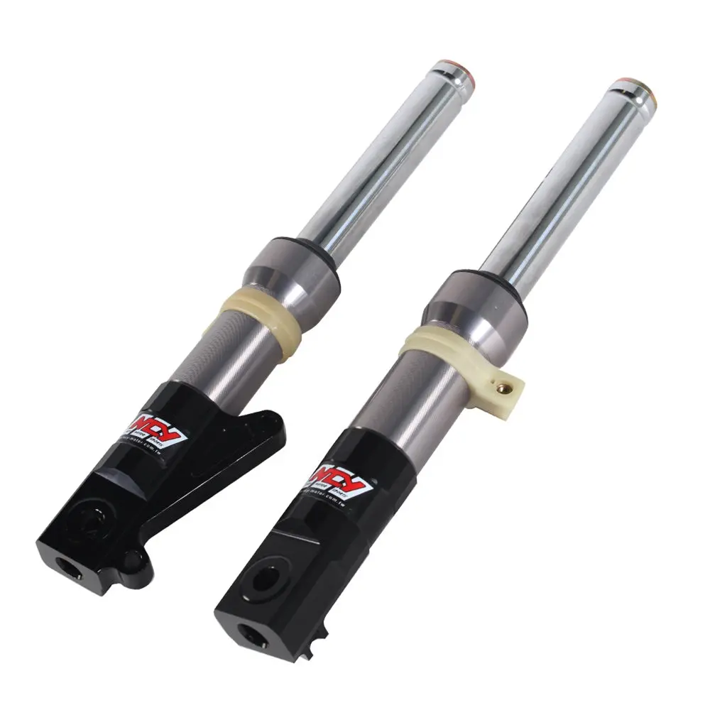 Ncy Slammed Front Forks (Grey, Disc); Honda Ruckus, Dio 1