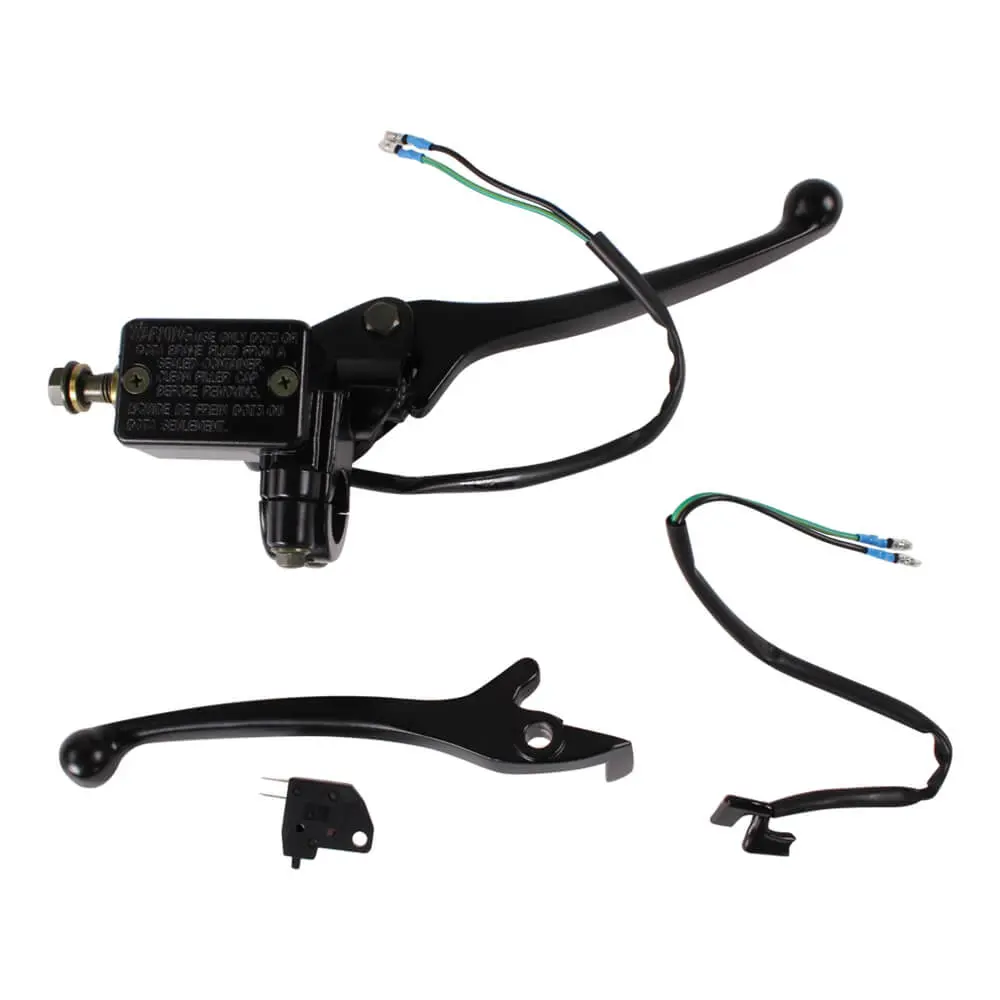 Front Brake Lever & Master Cylinder Assembly; Csc Go., Qmb139 Scooters 1
