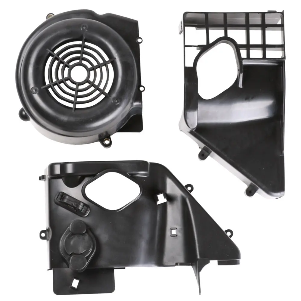 Blue Line Complete Fan Shroud Assembly; Gy6 1