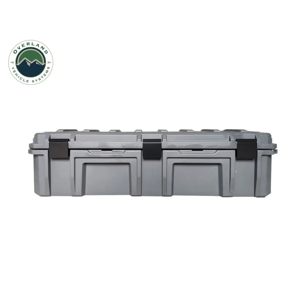 Overland Vehicle Systems - Dark Grey 117 Qt. Dry Box With Drain & Bottle Opener 1