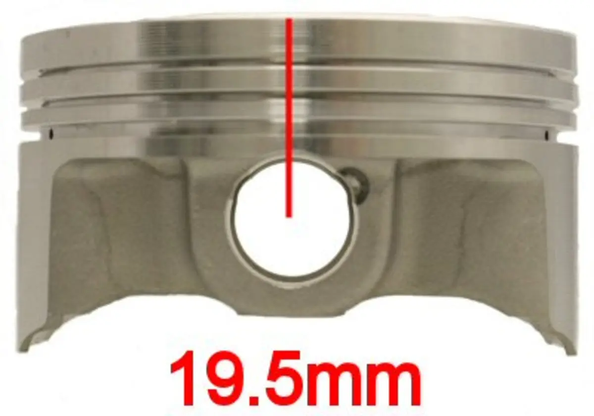 Koso 61Mm Forged Piston Kit - Honda Grom & Monkey 1
