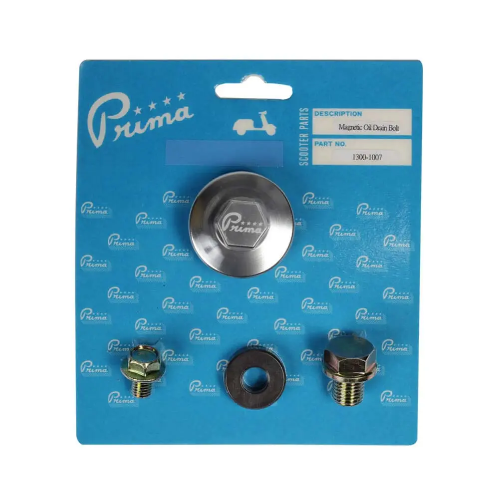 Prima Magnetic Oil Drain Kit; Genuine, Gy6, Kymco, Qmb139 2