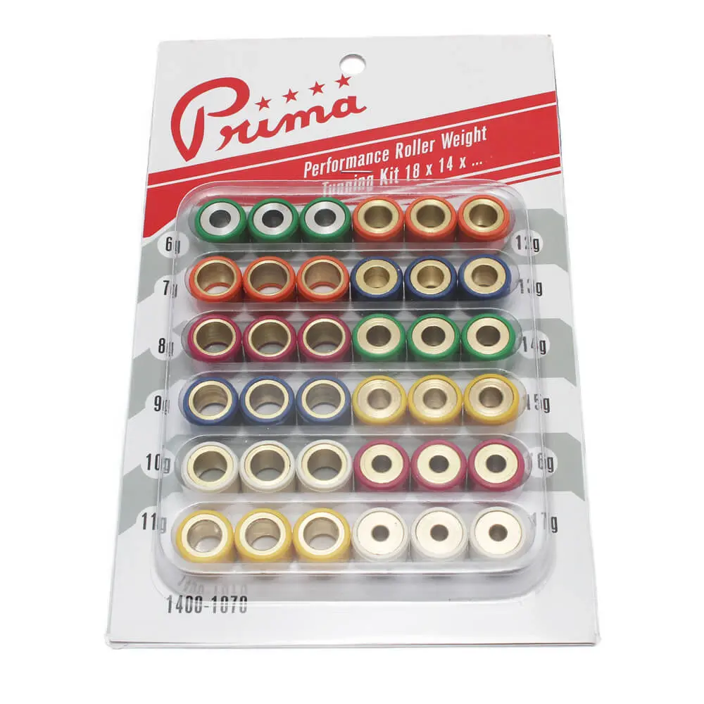 Prima Roller Weight Tuning Kit (18X14, 6G To 17G) 1