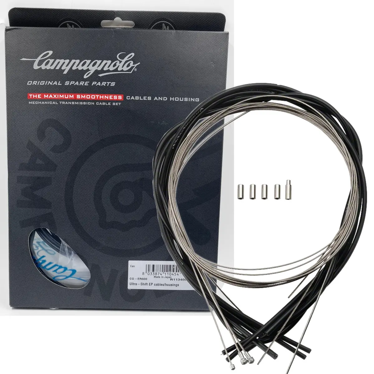 Campagnolo Ultra Low Friction Complete Black Cable And Housing Set For Brakes And Derailleurs 1