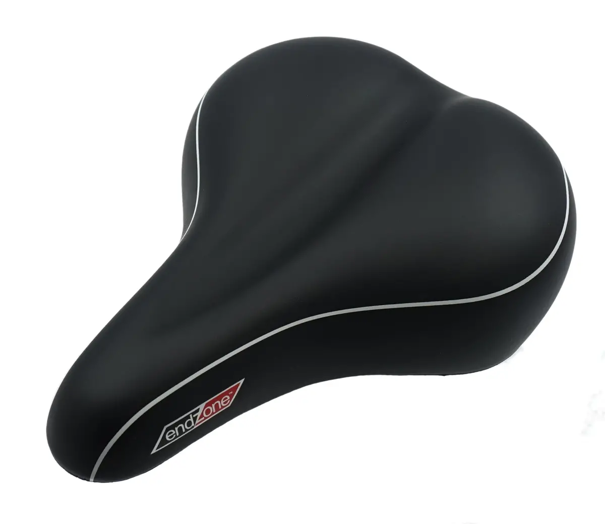 Velo End Zone Gel With Comfort Shock Bumpers City Cruiser Saddle Vinyl Durasoft 1
