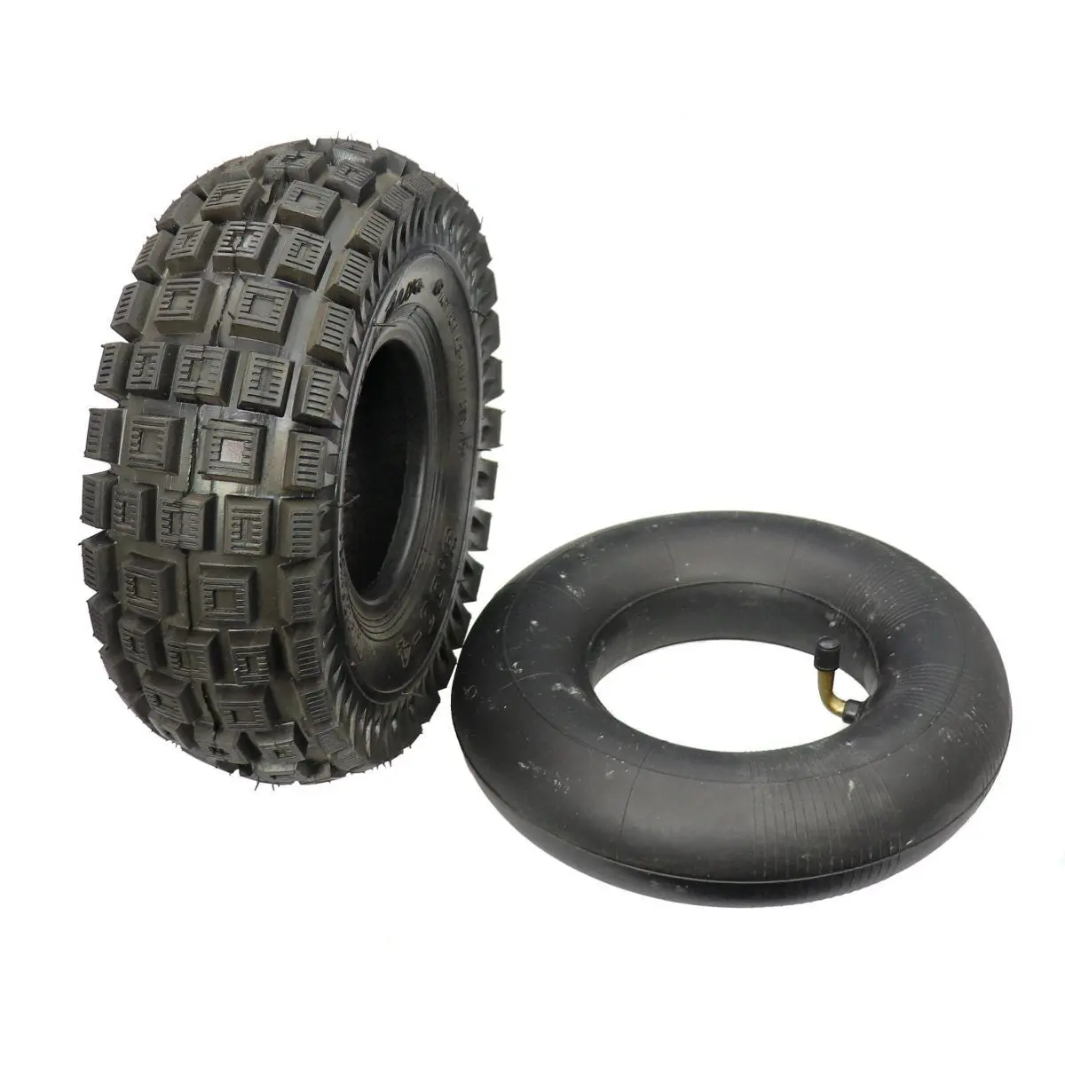 3.00-4 Knobby Tire & Tube Combo 1