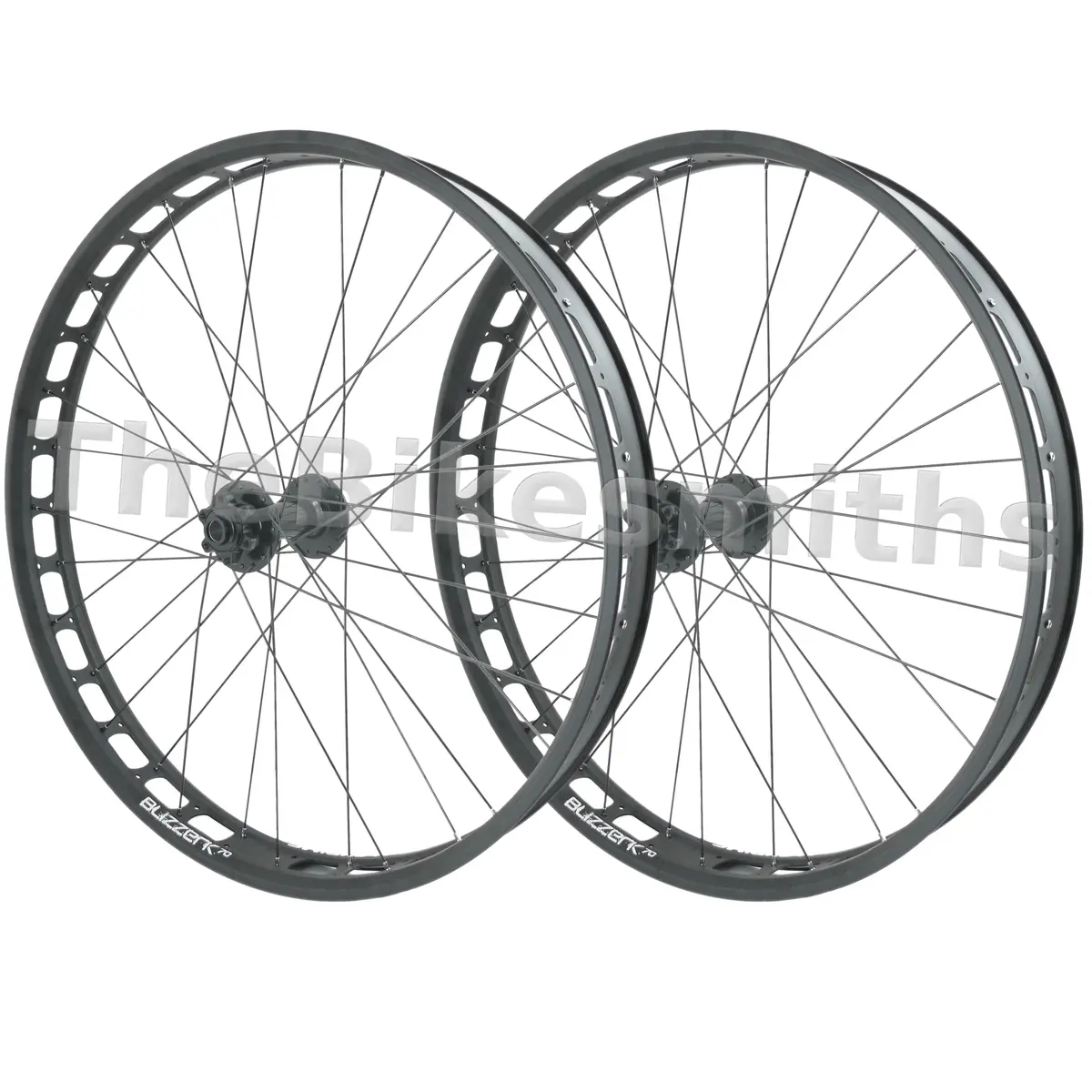 Alex Blizzerk 70 26-Inch 9X135 Front Qr 12X197 Rear Ta Tubeless Fat Bike Wheelset 2