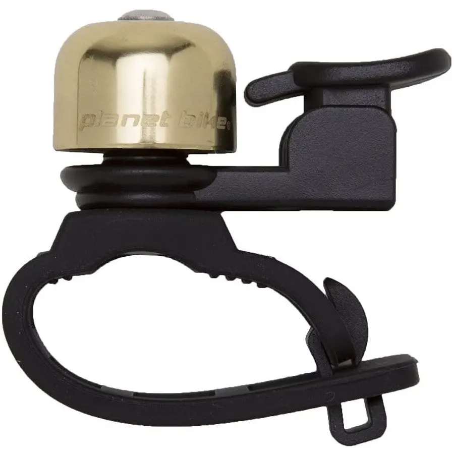 Planet Bike Courtesy Flexi Bike Bell Brass 1