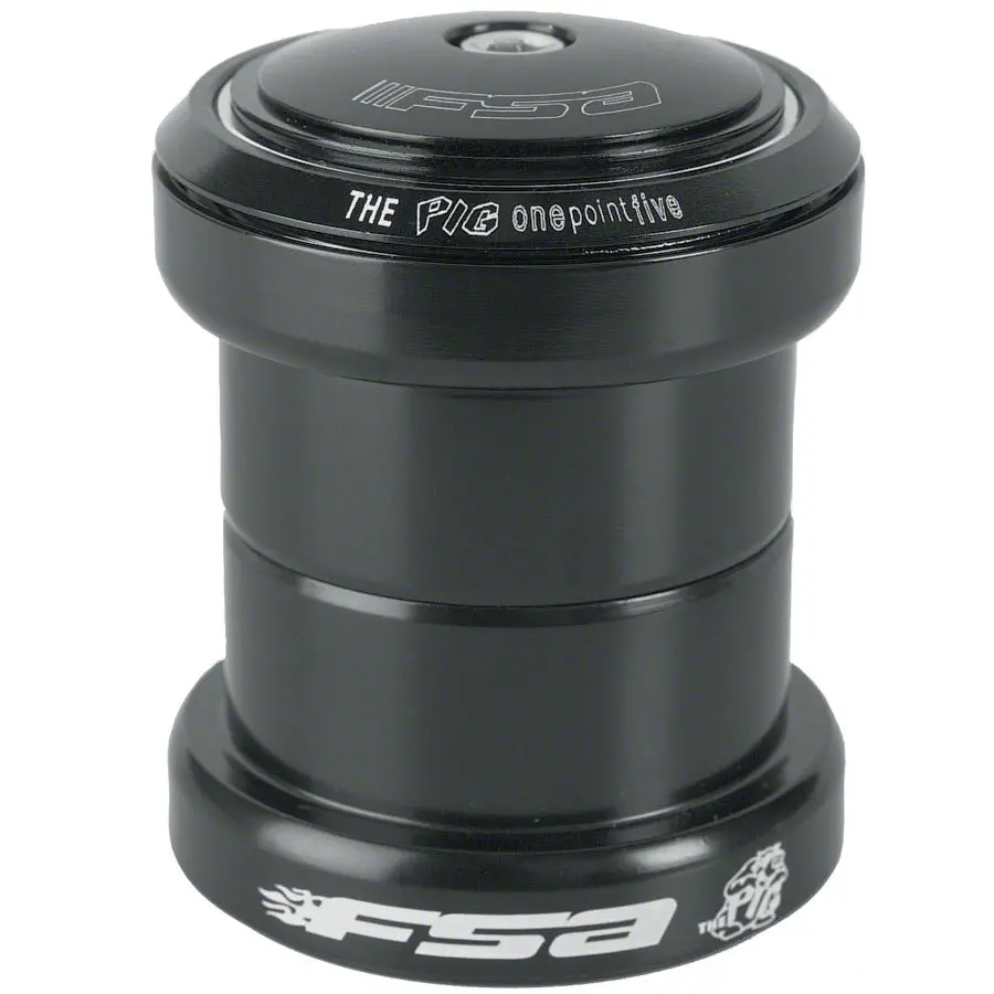Fsa The Big Fat Pig 1.5" Black Threadless Headset 1-1/2" 1