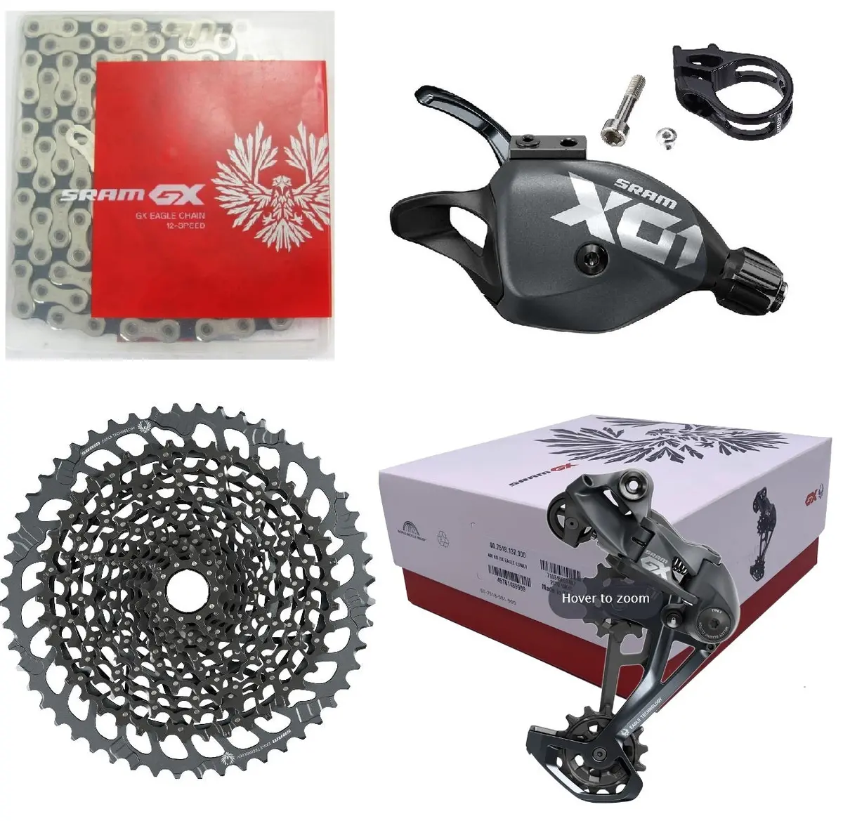 Sram Gx 12-Speed Group With X01 Shifter 1