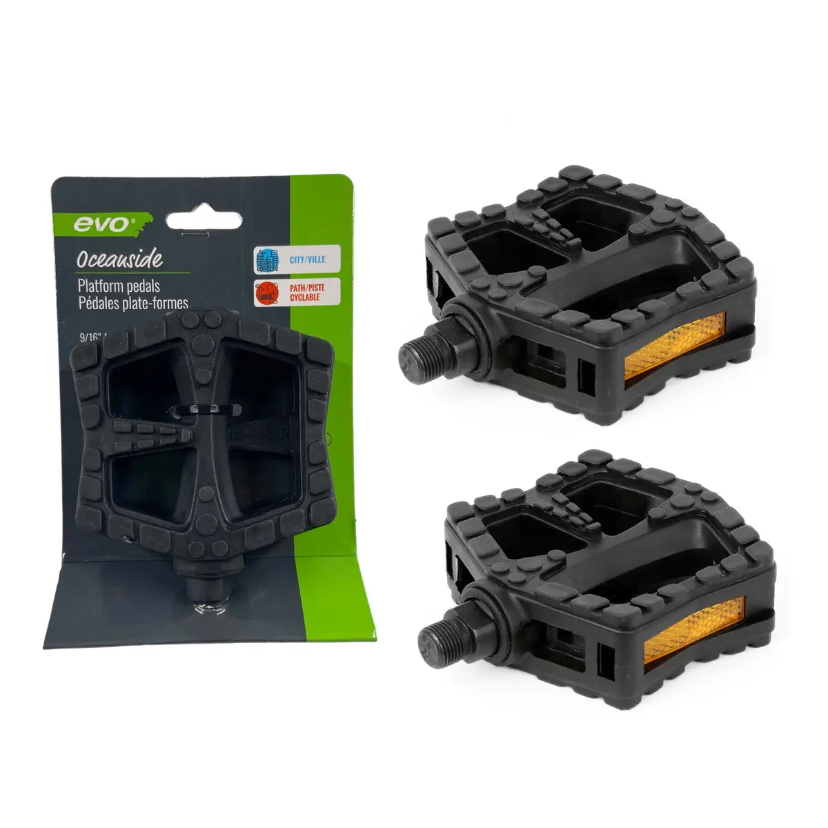 Evo Oceanside Composite 9/16' Pedals 1